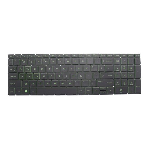 HP 15-cx 15-dw 15-ec 15-cr 15-cw 15du Tastatura za laptop zelena slova ( 111051 ) Slike