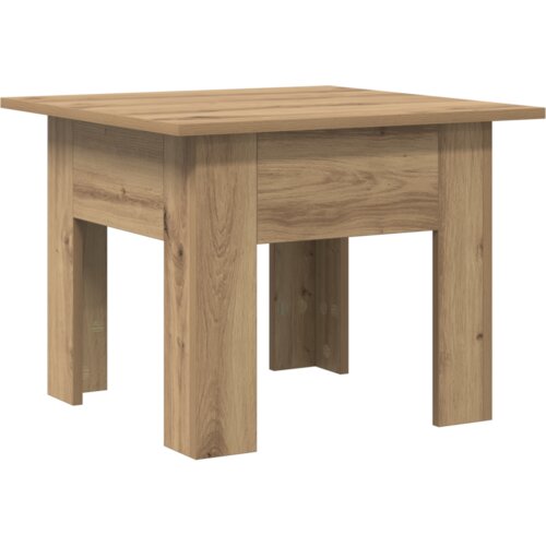 VidaXL Stolić za kavu Umjetnička hrastovina 55 x 55 x 42 cm Slike