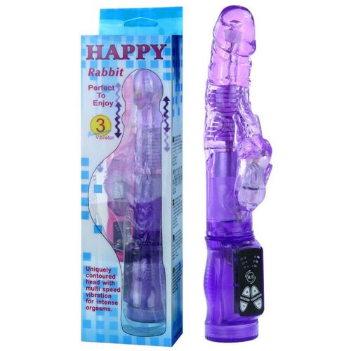 Lybaile Vibrator Happy Rabbit Rotation &amp;amp; Wave Purple Slike