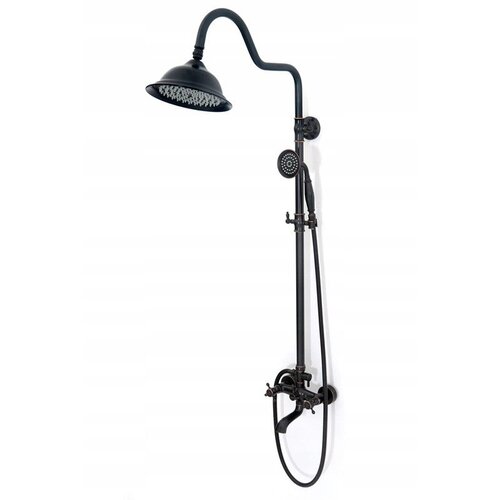 REA Bath TU&amp;Scaron; set REA RETRO OLD BLACK Slike