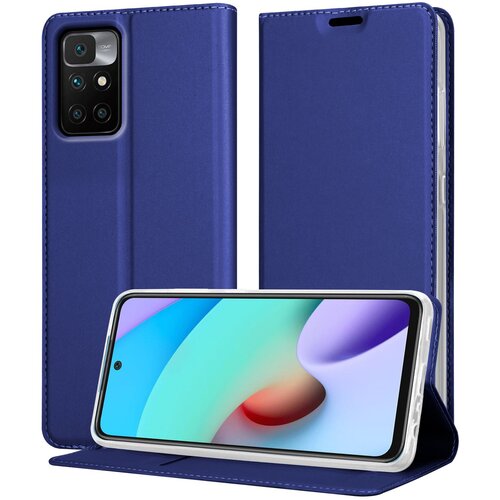  Ohi&scaron;je, združljiv z Xiaomi v elegantno temno modri - za&scaron;čitni pokrov z magnetnim zapiranjem, stoječo funkcijo in režo za kartico, (20694420) Cene