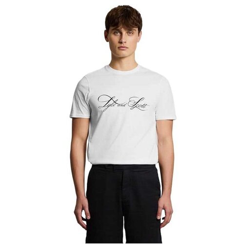 Lyle & Scott bela mu&scaron;ka majica Cene