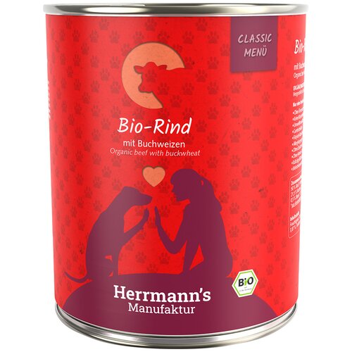Herrmanns Herrmann's Classic Bio-Menu 6 x 800 g - Eko-govedina s eko-heljdom Cijene