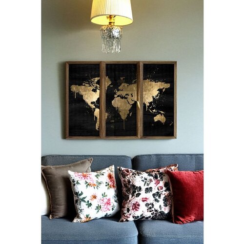 WALLXPERT Artsmdfdkset1 Višenamenska Dekorativna Okvirna MDF Slika (3 Komada) Cene