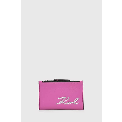 Karl Lagerfeld Novčanik za žene, boja: ružičasta