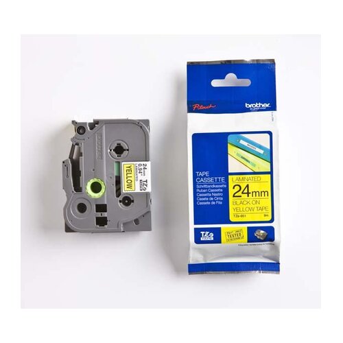 Brother VRPCA P-TOUCH TZE651 24mm yellow/black Cijene