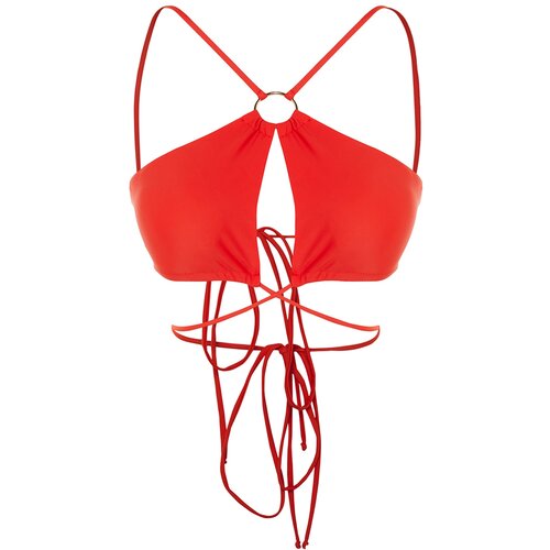 Trendyol Bikini Top - Red - Plain Slike