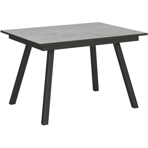 Itamoby   Mirhi (90x120/180 cm) - siva, barva nog: antracit - raztegljiva jedilna miza, (20842987) Cene