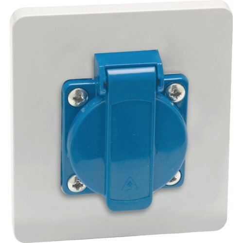 Famatel Utičnica zidna, schuko, 16A, 250V, 1x2P+TTL, IP54 - 3915 Cene