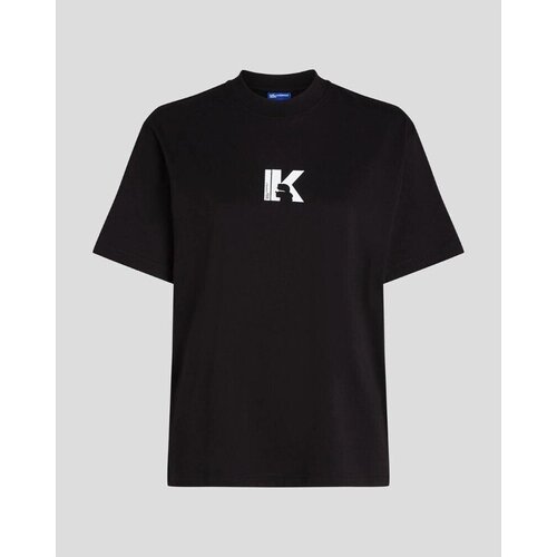 Karl Lagerfeld Majice & Polo majice A1W17031 REG SS LOGO TEE Črna Cene