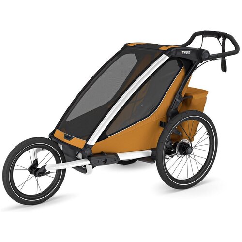 Thule &amp;scaron;portni voziček kolesarski single Chariot Sport 2 natural gold Slike