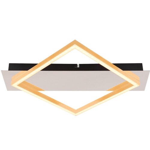 Globo LED stropna svjetiljka Lesina (12 W, D x &amp;Scaron; x V: 39,5 x 35 x 5 cm, Srebrna, Zlatna, Topla bijela) Slike