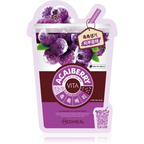 Mediheal Vita Mask Acaiberry Sheet maska s učvr&amp;scaron;ćujućim učinkom 25 ml Slike