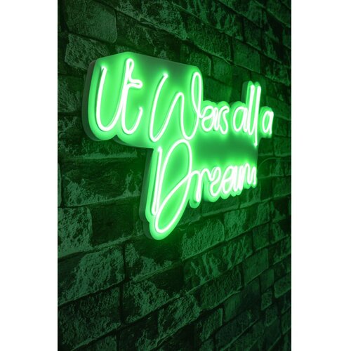 Wallity Dekorativna plastična LED rasveta It was all a Dream Green Slike