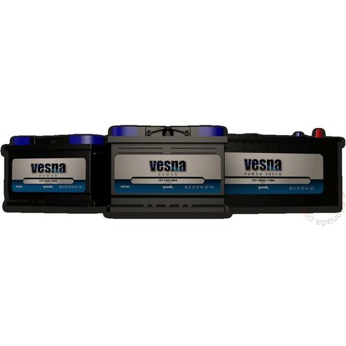 Vesna 55Ah D+ Power 500A akumulator Slike