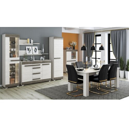  Zidna polica SARPA 23x92 cm bela Slike