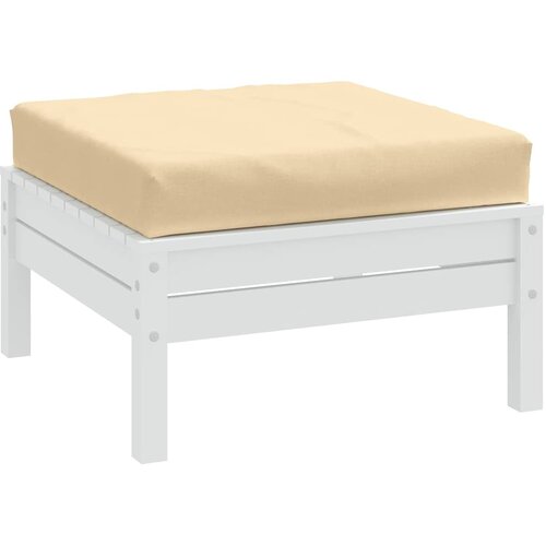  Jastuk za palete pro&scaron;arani bež 60x60x9,5 cm od tkanine Cijene