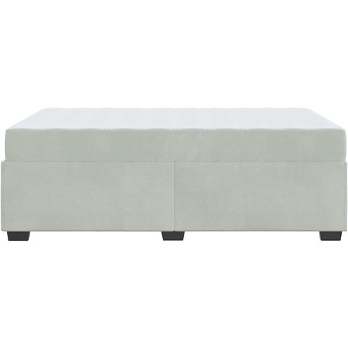  Krevetna konstrukcija Svijetlo siva 120 x 200 cm tkanina Slike