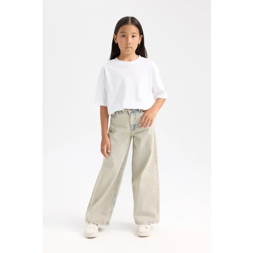 Defacto Girl's Wide Leg Wide Leg Pocket Trousers