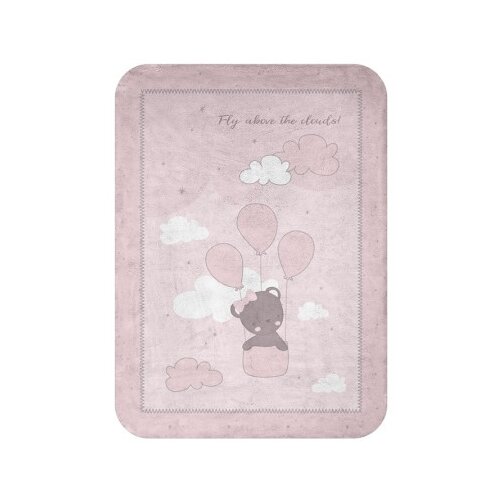 Kikka Boo Super soft baby ćebence 80x110 Dream Big Pink ( KKB22159 ) Slike