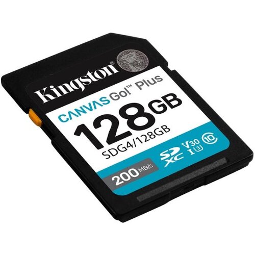 Kingston sdg4/128gb/ 128gb sdxc canvas go plus gen4 200mb/s c10 uhs-I u3 v30 Memorije kartice ( SDG4/128GB ) Slike