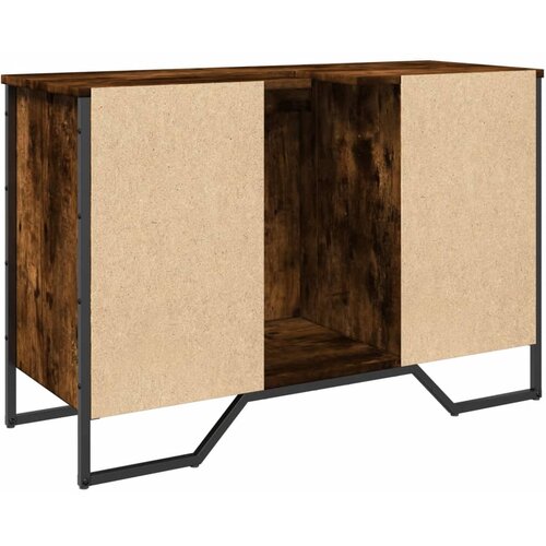  Ormarić za umivaonik boja dimljenog hrasta 91x35x60 cm drveni Dimljeni hrast Slike