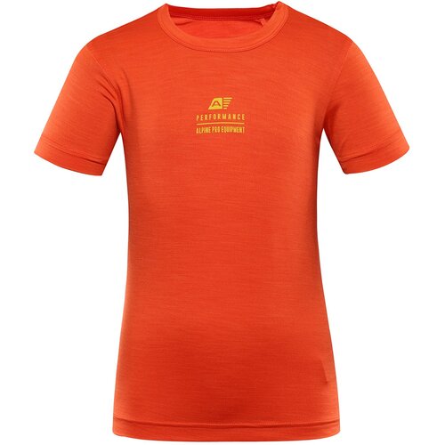 Alpine pro Children&amp;#039;s quick-drying T-shirt BASIKO spicy orange Slike
