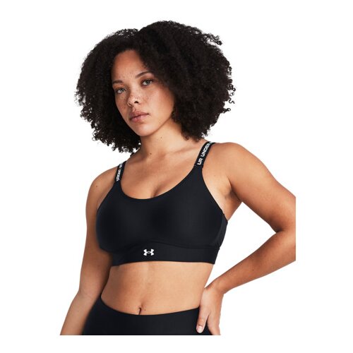 Under Armour UA Infinity Mid 2.0 Women's Bra, Black/White - XS, (21576229) Cene