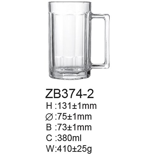 Staklena krigla 6/1 ZB374-2 Slike