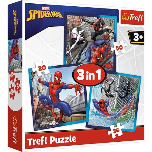 Trefl Spiderman 3 v 1 sestavljanka Cene