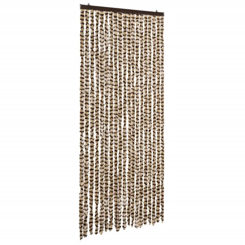 vidaXL Zavesa proti mrčesu bež in rjava 56x185 cm &scaron;enilja, (20696689) Cene
