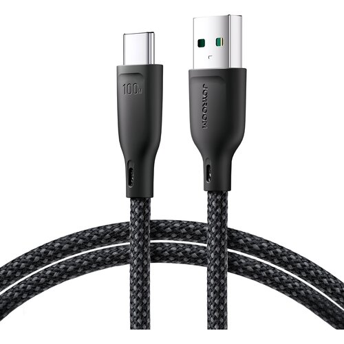 Joyroom Večbarvna serija USB-A - USB-C kabel 100 W za hiter prenos 1 m črn, (21091133) Cene