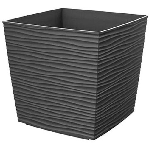Gardino saksija finesa kvadrat 30x30x29h antracit ( 34481 ) Cene