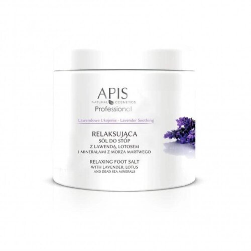 Apis Natural Cosmetics Lavender Soothing - Opuštajuća so za negu stopala sa lavandom i mineralima Mrtvog mora - 650 g Cijene