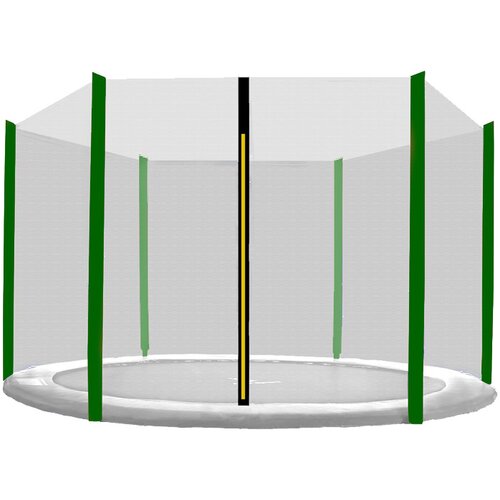 Aga Za&amp;scaron;titna mreža za trampolin ukupnog promjera 250 cm na 6 &amp;scaron;ipki AGA MR1508OUT-6DG - tamno zelena Slike