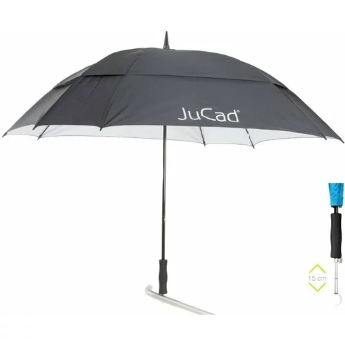 Jucad Telescopic Umbrella Windproof With Pin Black