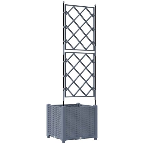  Vrtna saksija Svijetlo siva 40 x 40 x 143 cm Plastika Slike