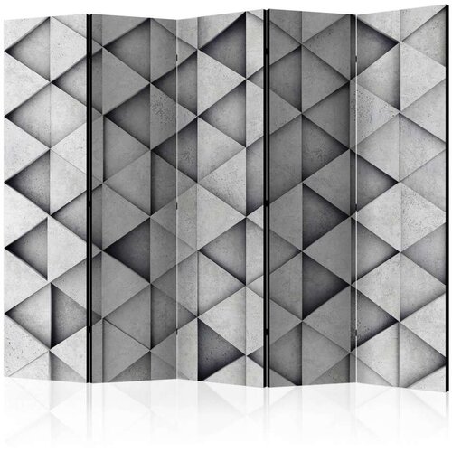  Paravan u 5 dijelova - Grey Triangles II [Room Dividers] 225x172 Slike