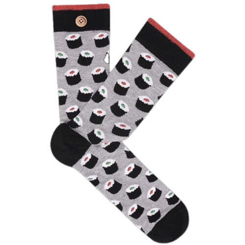 Cabaia Nogavice CAB737CWAE SOCK JULIEN ET LAURINE GREEN Siva Slike