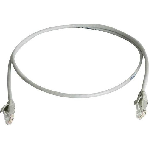 Telegärtner L00002A0219 RJ45 omrežni kabel\, Patch kabel CAT 6 U/UTP 3.00 m siva ognjevaren\, brez halogena 1 kos, (20415619) Cene