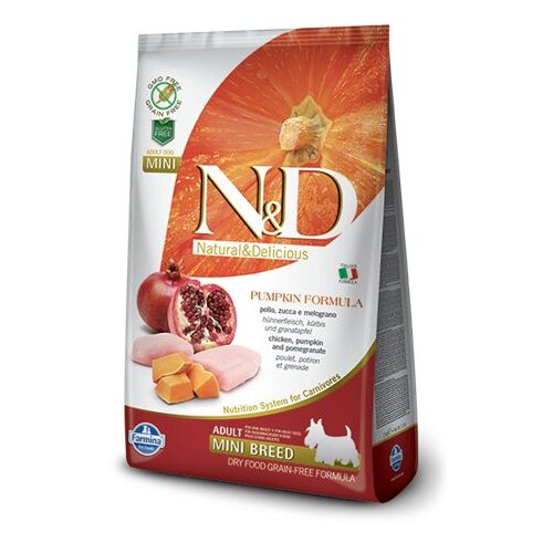Farmina Pumpkin Dog Adult Mini Grain Free pi&scaron;čanec in jabolko 800 g Cene