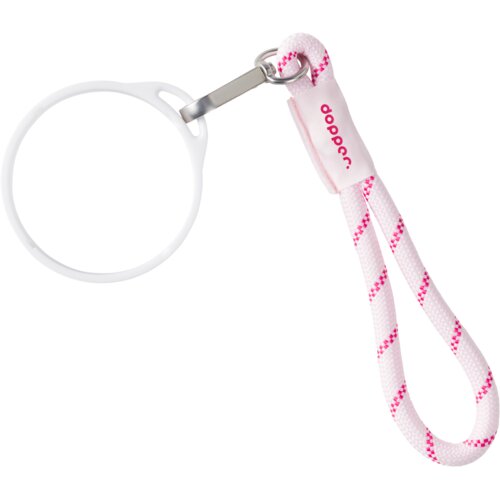 Dopper Wrist Cord White Mug Ring - Cherry Pink Slike
