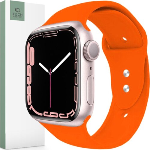 TECH-PROTECT ICONBAND APPLE WATCH 4 / 5 / 6 / 7 / 8 / 9 / SE / ULTRA 1 / 2 (42 / 44 / 45 / 49 MM) ORANŽNA, (22069441) Cene