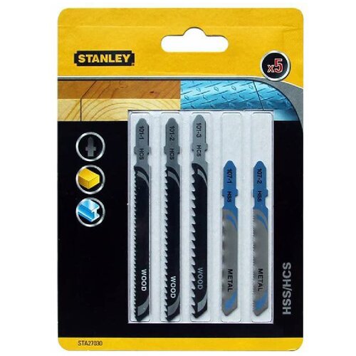 Stanley Set od 5 ubodnih pila za drvo/metal HCS/HSS Cijene