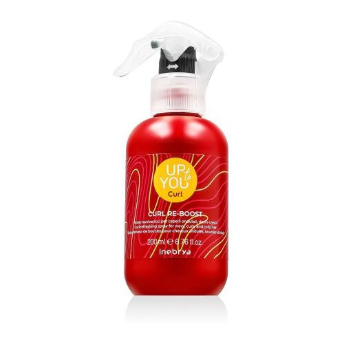 Inebrya Up To You Curl Re-Boost za kovrčavu kosu kovrčava kosa valovita kosa 200 ml Slike