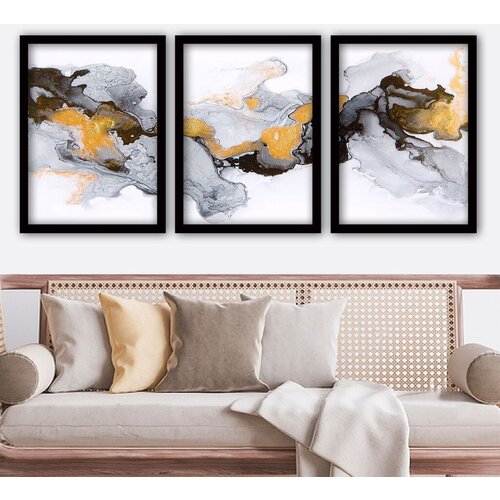 Wallity Set uramljenih slika 3SC32, 3 Dela Cene