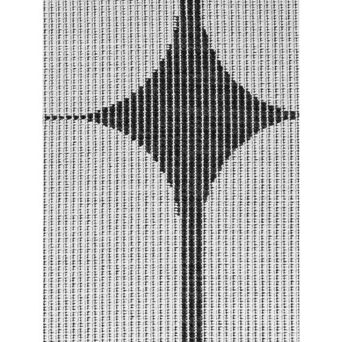 NORTHRUGS Crno-bijeli okrugao unutarnji i vanjski tepih &amp;oslash; 160 cm Duet Bowen &amp;ndash; Slike