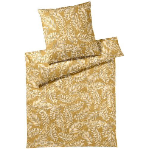 Elegante POSTELJNINA 140/200 cm mako saten zlate barve Cene