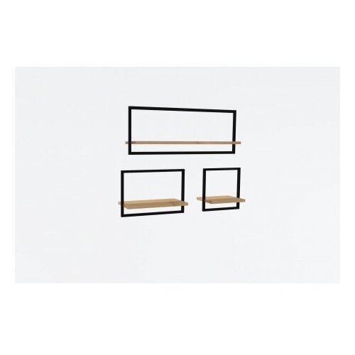 Hanah home yeso sapphire oak zidna polica Slike