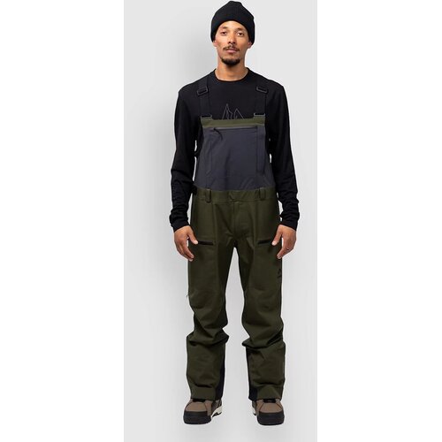 Jones Snowboards Shralpinist Strch Rec Bib hlace night green Cene